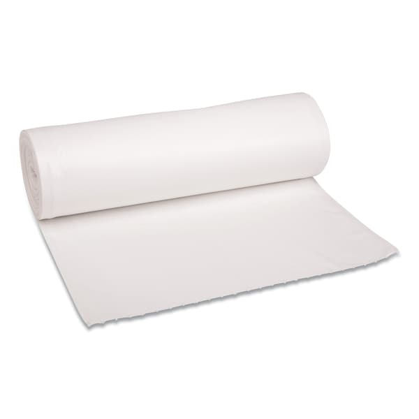 Boardwalk 60 gal Trash Bags, 39 in x 58 in, 0.6 mil, White, 100 PK H7658HWKR01 - main